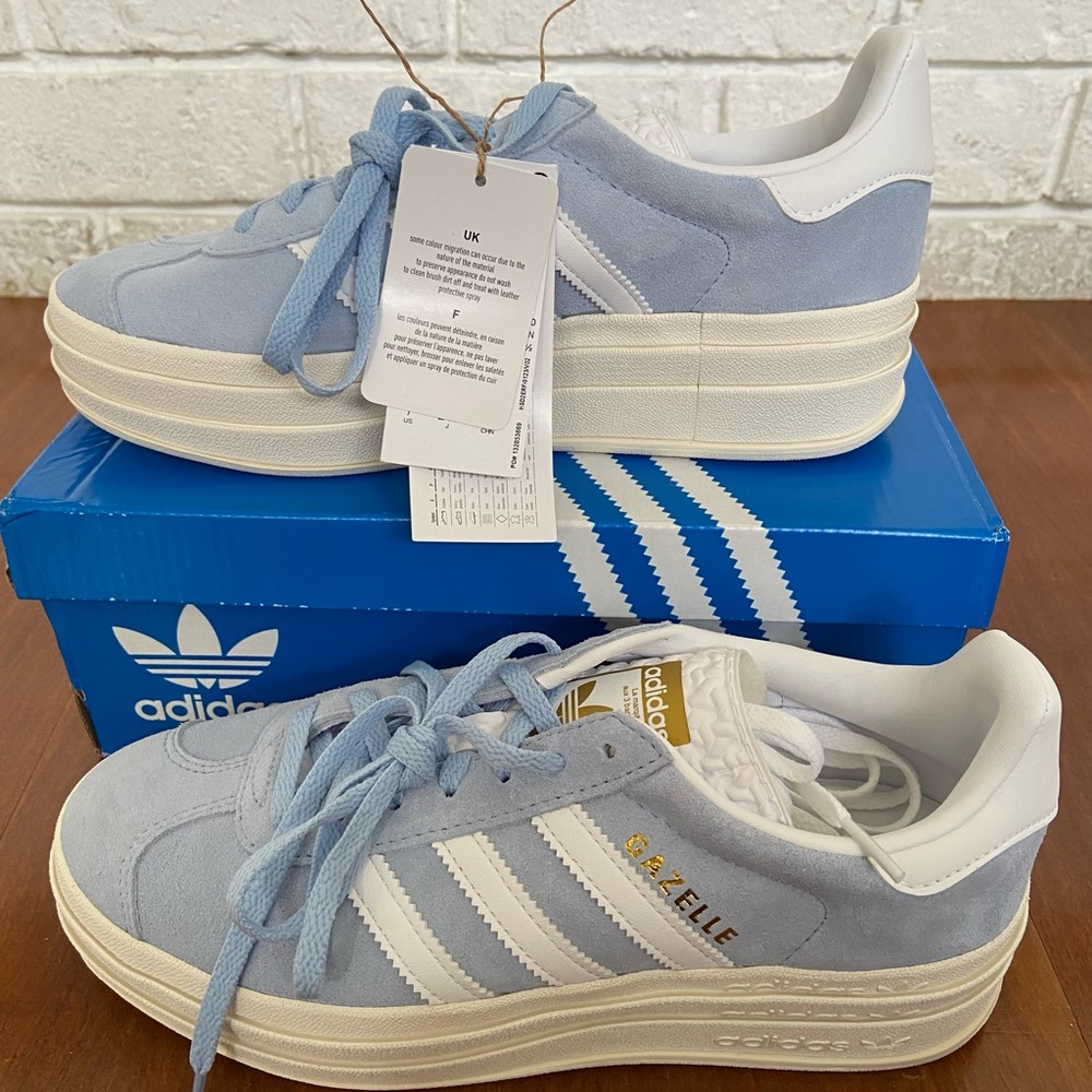 Adidas Gazelle Bold Clear Sky Blue US 7